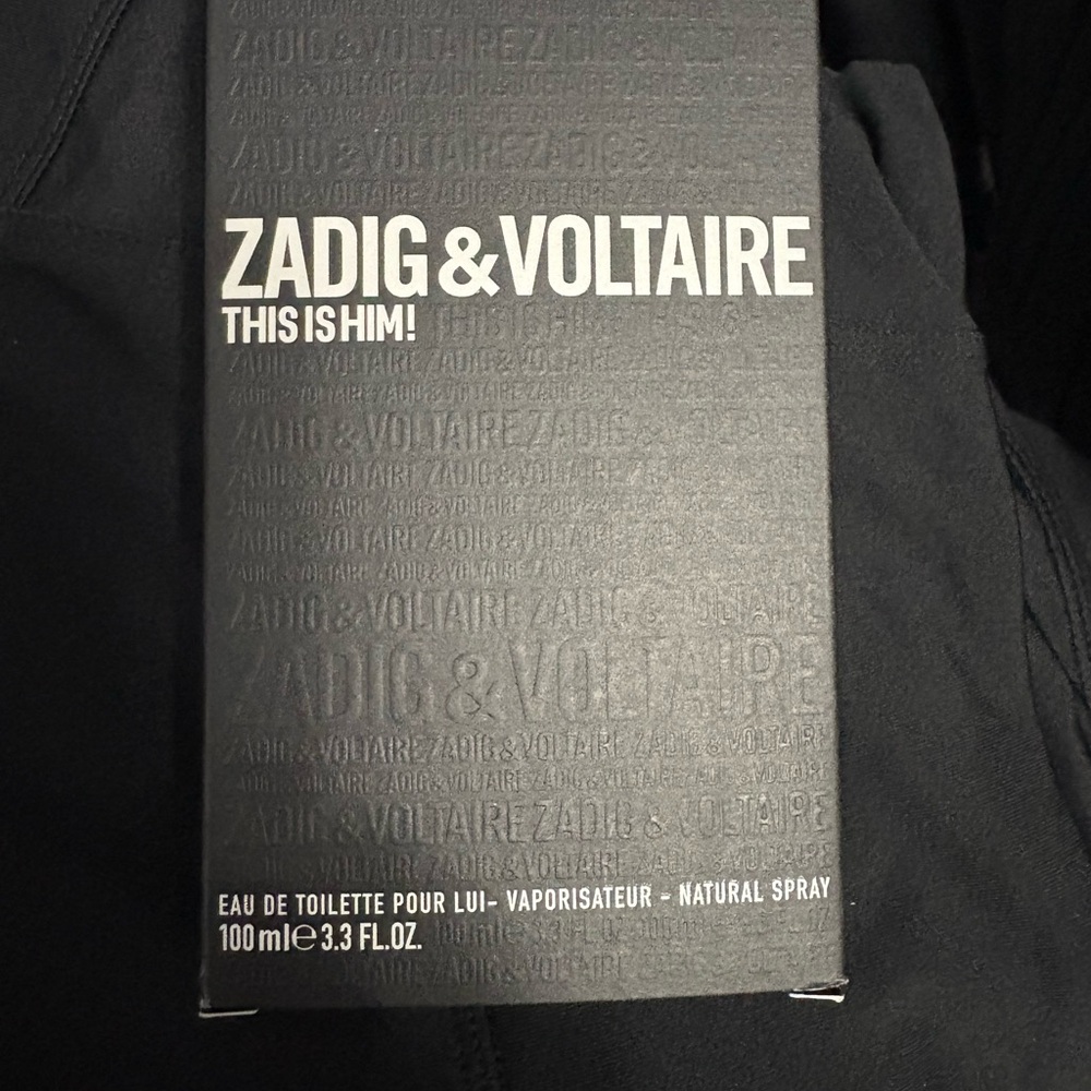 Zadig & Voltaire Black Eau de Toilette Bottle